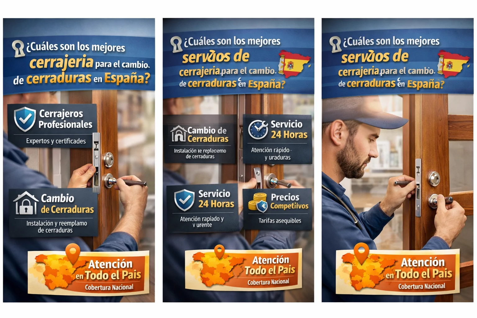 Cuales son los mejores servicios de cerrajeria para el cambio de cerraduras Espana - &iquest;Cu&aacute;les son los mejores servicios de cerrajer&iacute;a para el cambio de cerraduras en Espa&ntilde;a?